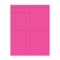 Nevs 4" x 5" Laser Sheet Labels Flr Pink LL-5-4-PF - alternate 2